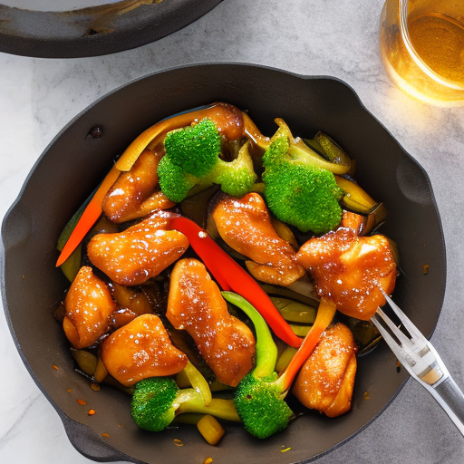 Honey Glazed Chicken and Veggie Stir-Fry