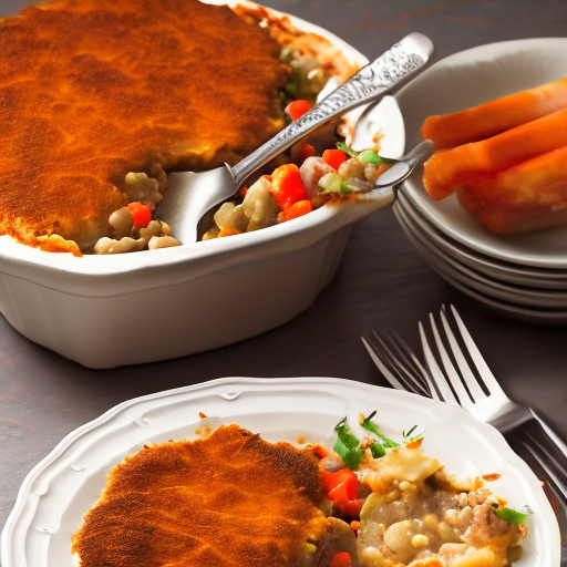 German-Irish Fusion Schnitzel Shepherd's Pie