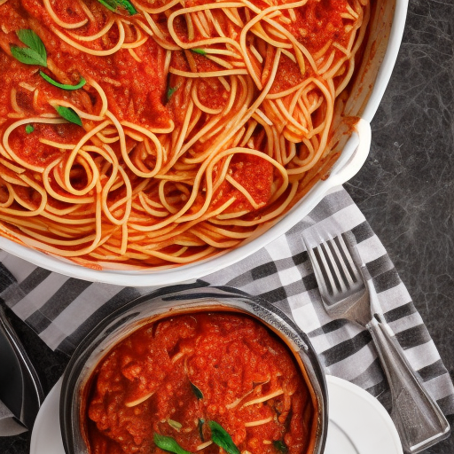Spaghetti alla Vodka Marinara