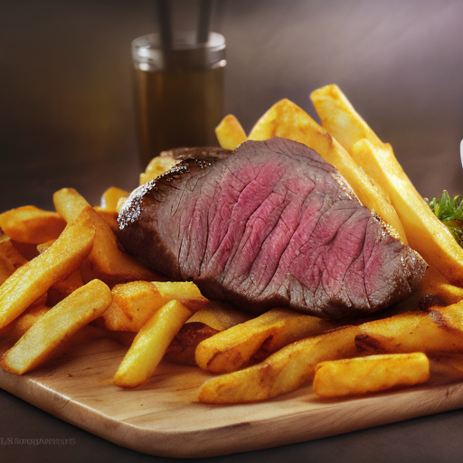 Lean Steak and Baked Fries