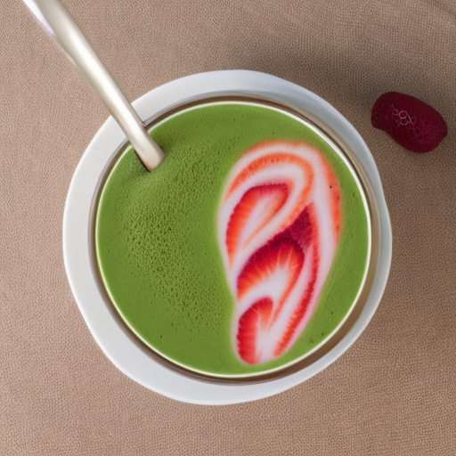 Strawberry Matcha Latte Delight