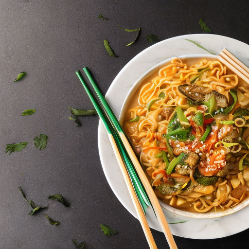 Vegetarian Noodle Delight