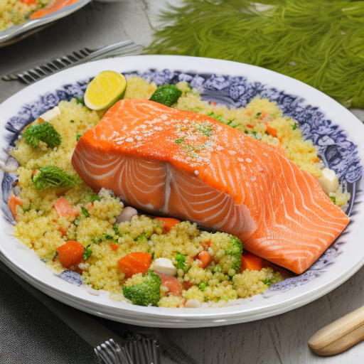 Salmon and Vegetable Couscous Delight