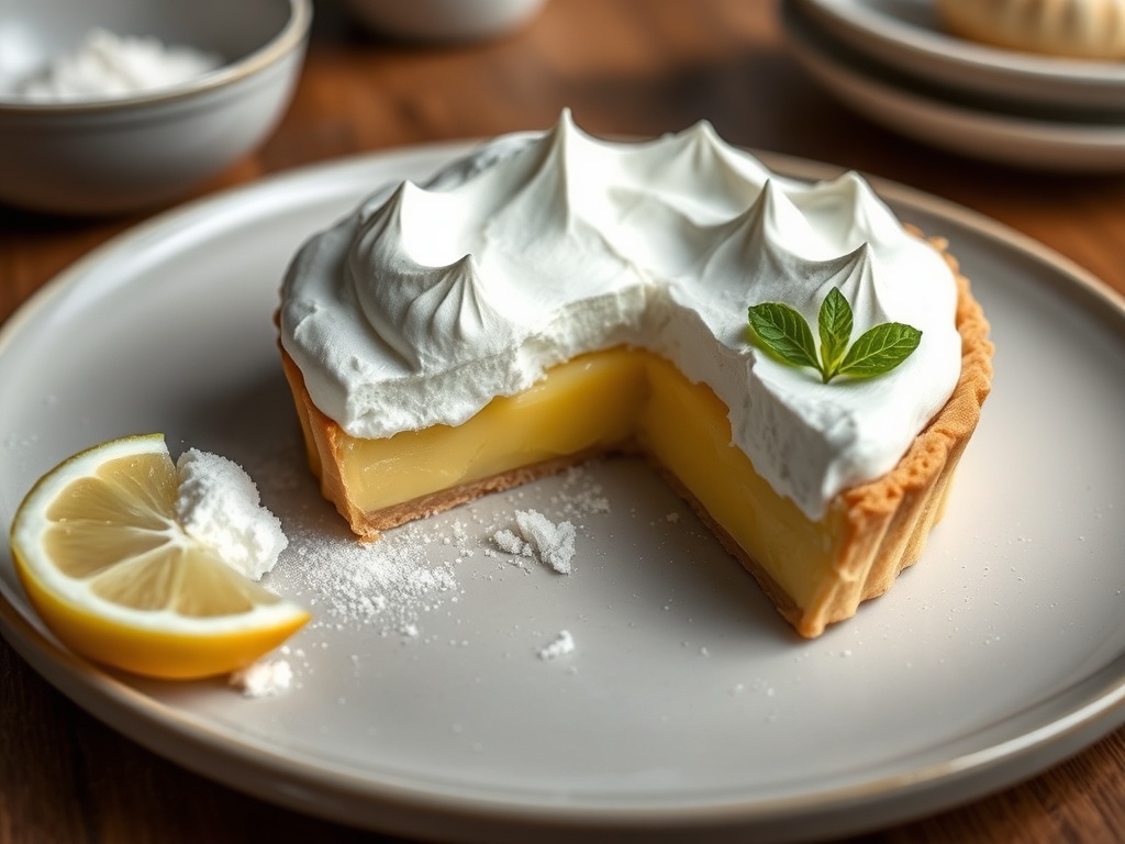 Modern Lemon Meringue Tart | MealGenie Recipes
